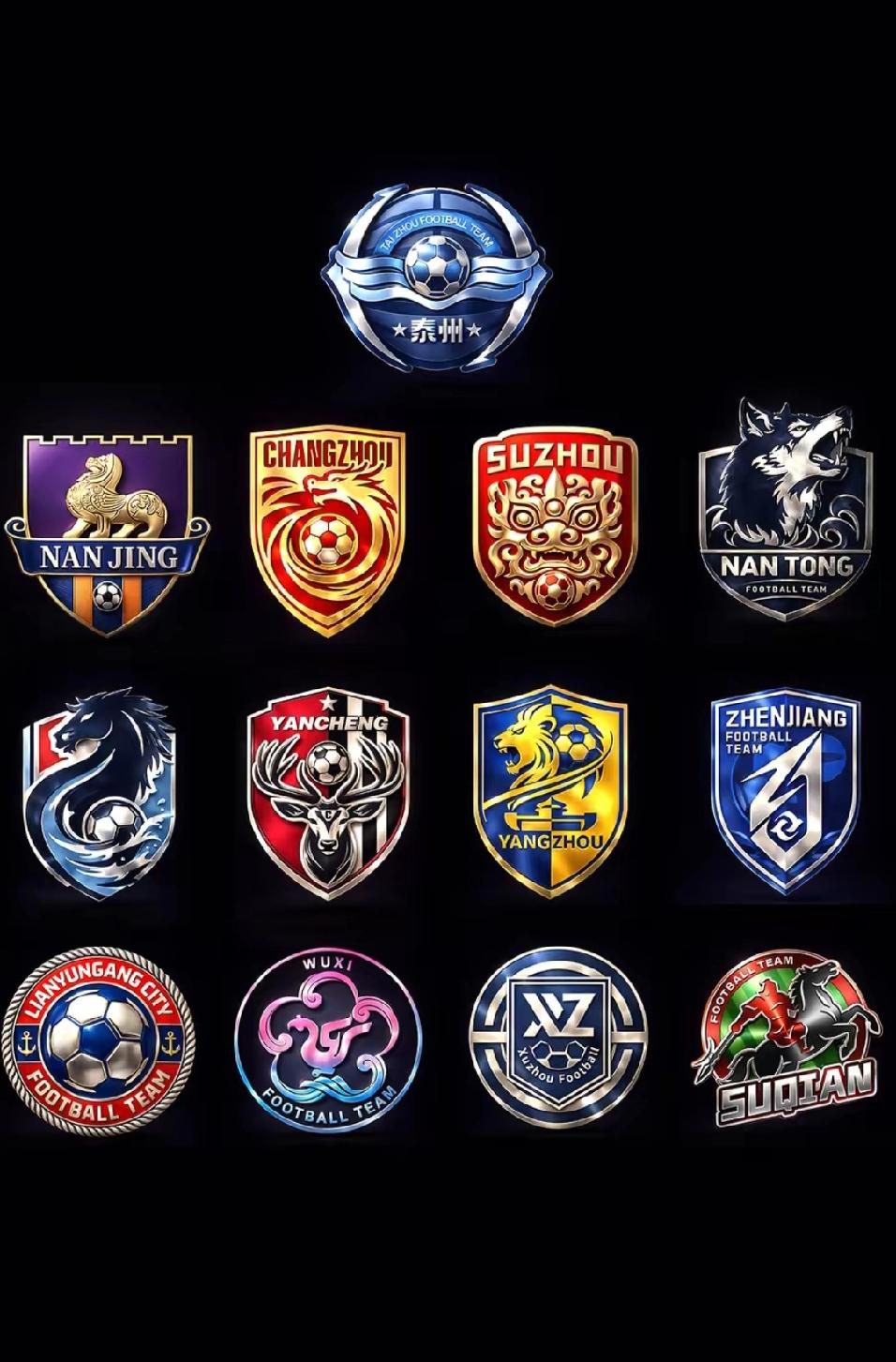 伤心了，苏超十三太保家的新队徽刚发布，就被网友们玩坏了。苏州本来想彰显一下自