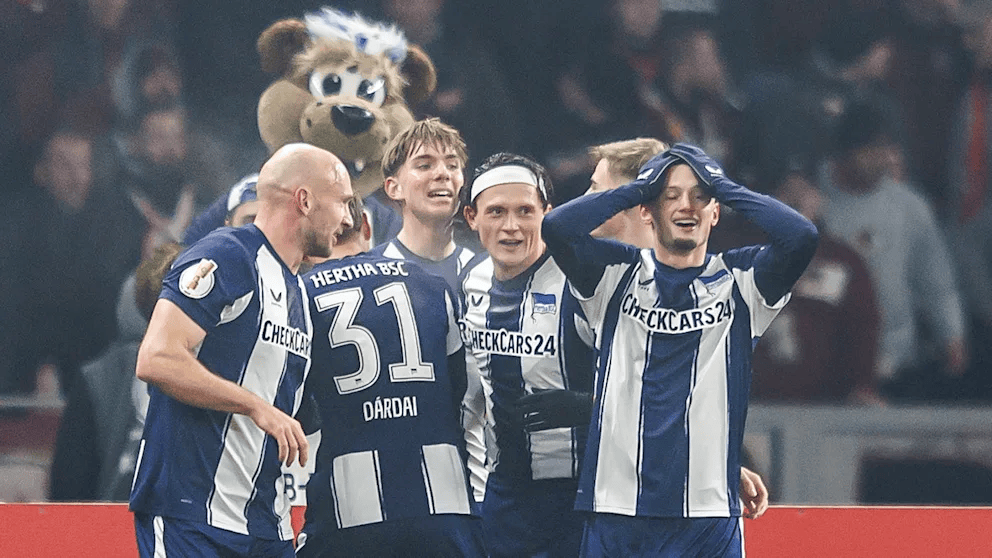 柏林赫塔豪取7连胜, 在欧洲五大联赛的连胜场次仅次于拜仁