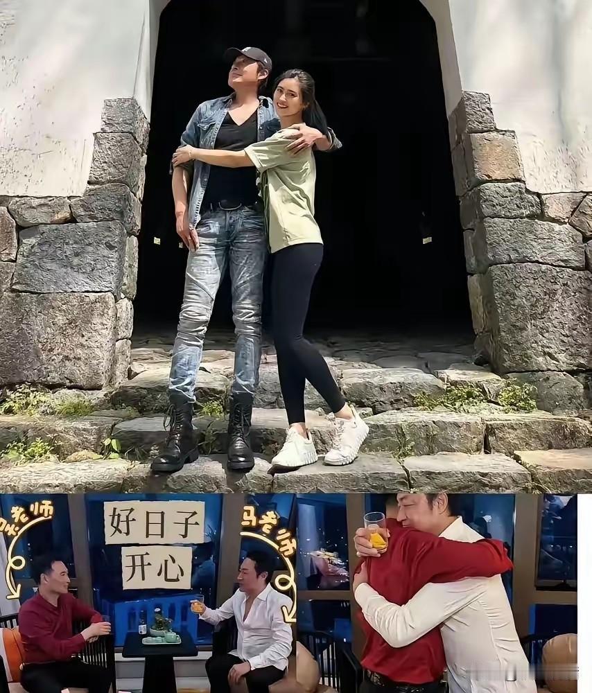 我老公看了马景涛照片，说了句大实话："这哪是见岳父，这是回老家找发小喝酒。"