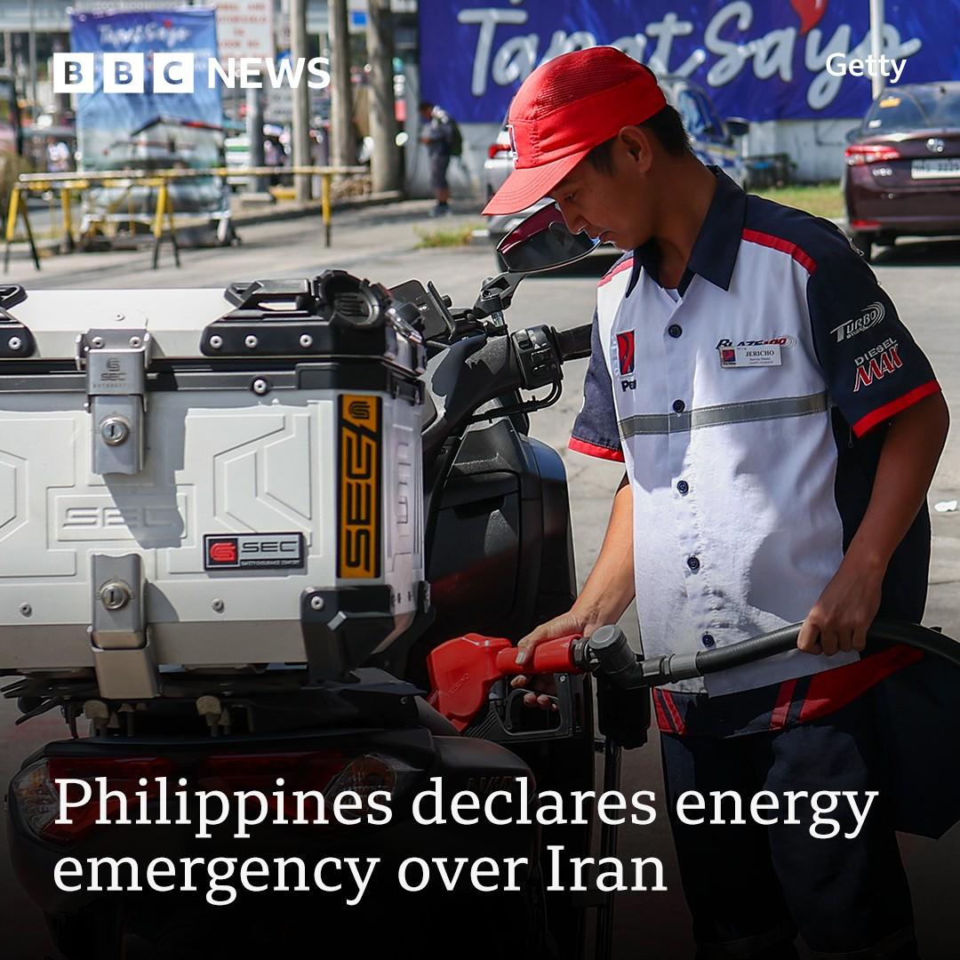 菲律宾宣布进入能源紧急状态！因为美国对伊朗的战争，伊朗封锁霍尔木兹海峡，海湾国家