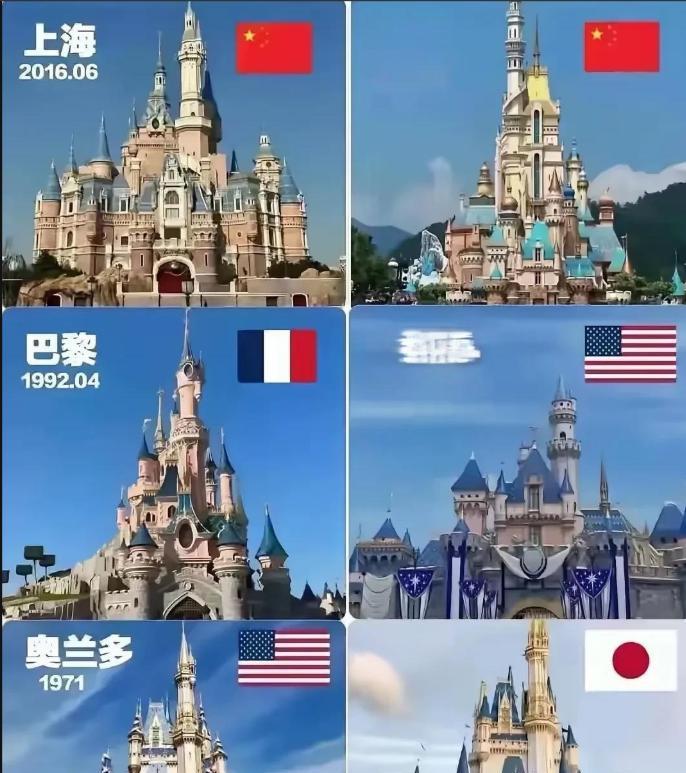 很多人认为迪士尼那么有钱怎么也该开遍全世界，然而实际上在全球范围内迪士尼只敢开6