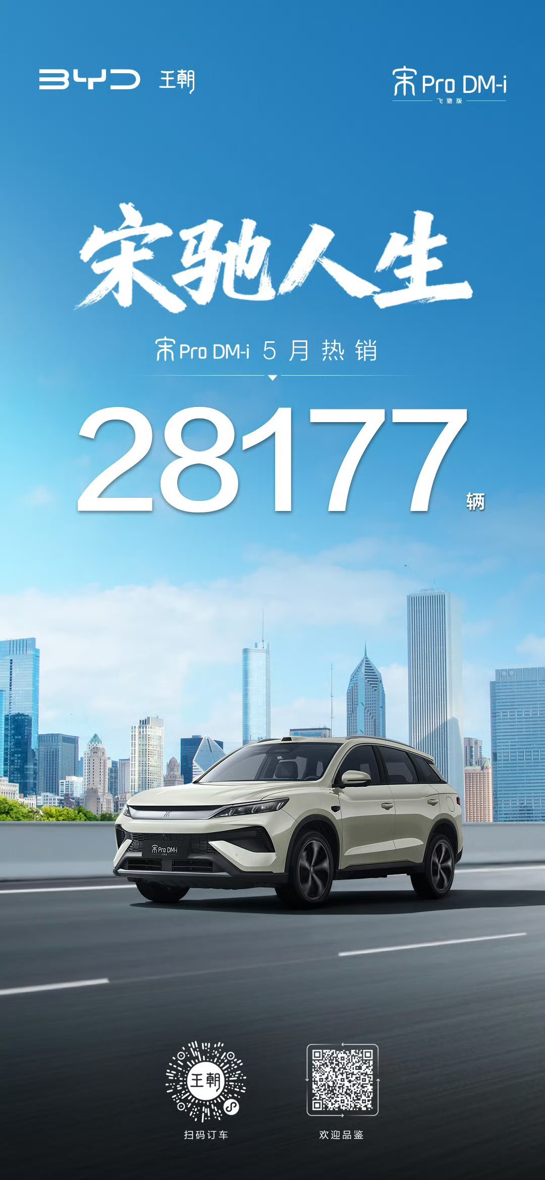 宋ProDM-i飞驰版上市后，市场反响非常好，5月热销28177辆。从车主