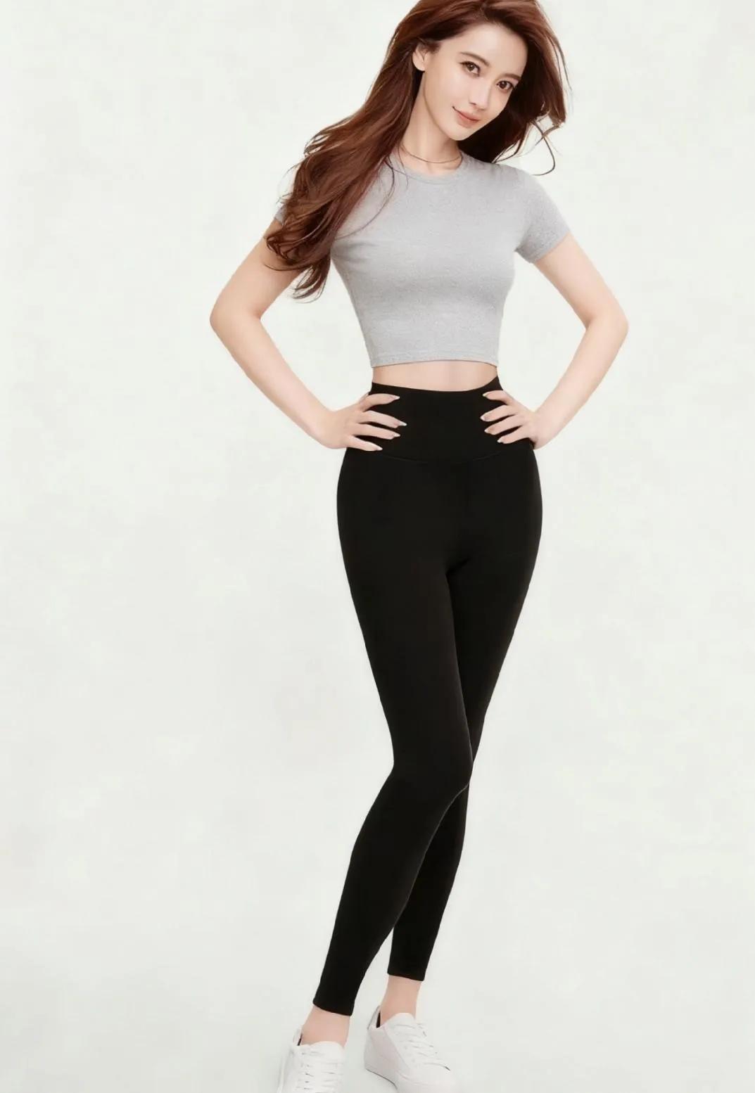 杨颖穿瑜伽服都这么绝！简约款穿出高级感，这身材管理我跪了杨颖这身材管理也太