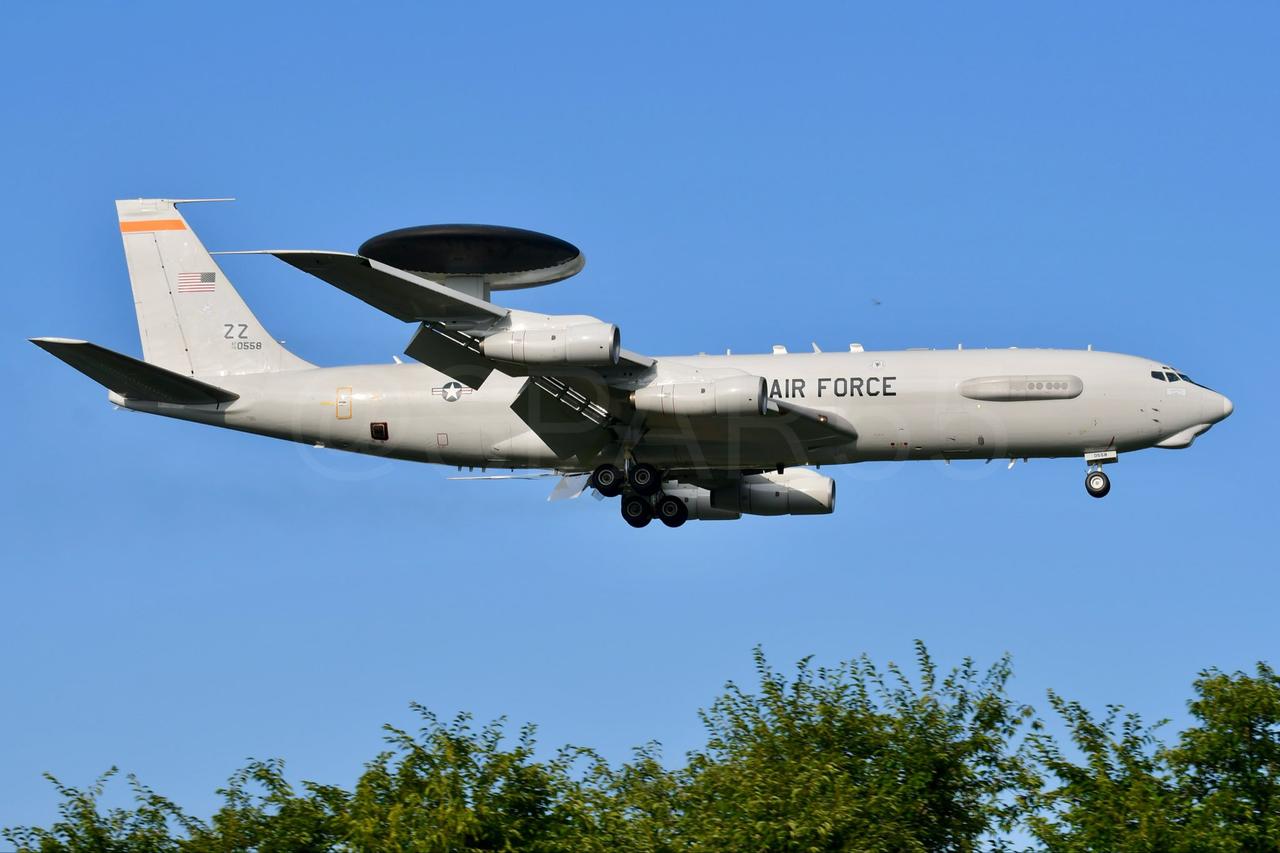2026年7月9日，美国空军一架波音E-3G“望楼”（Sentry）空中预警机（