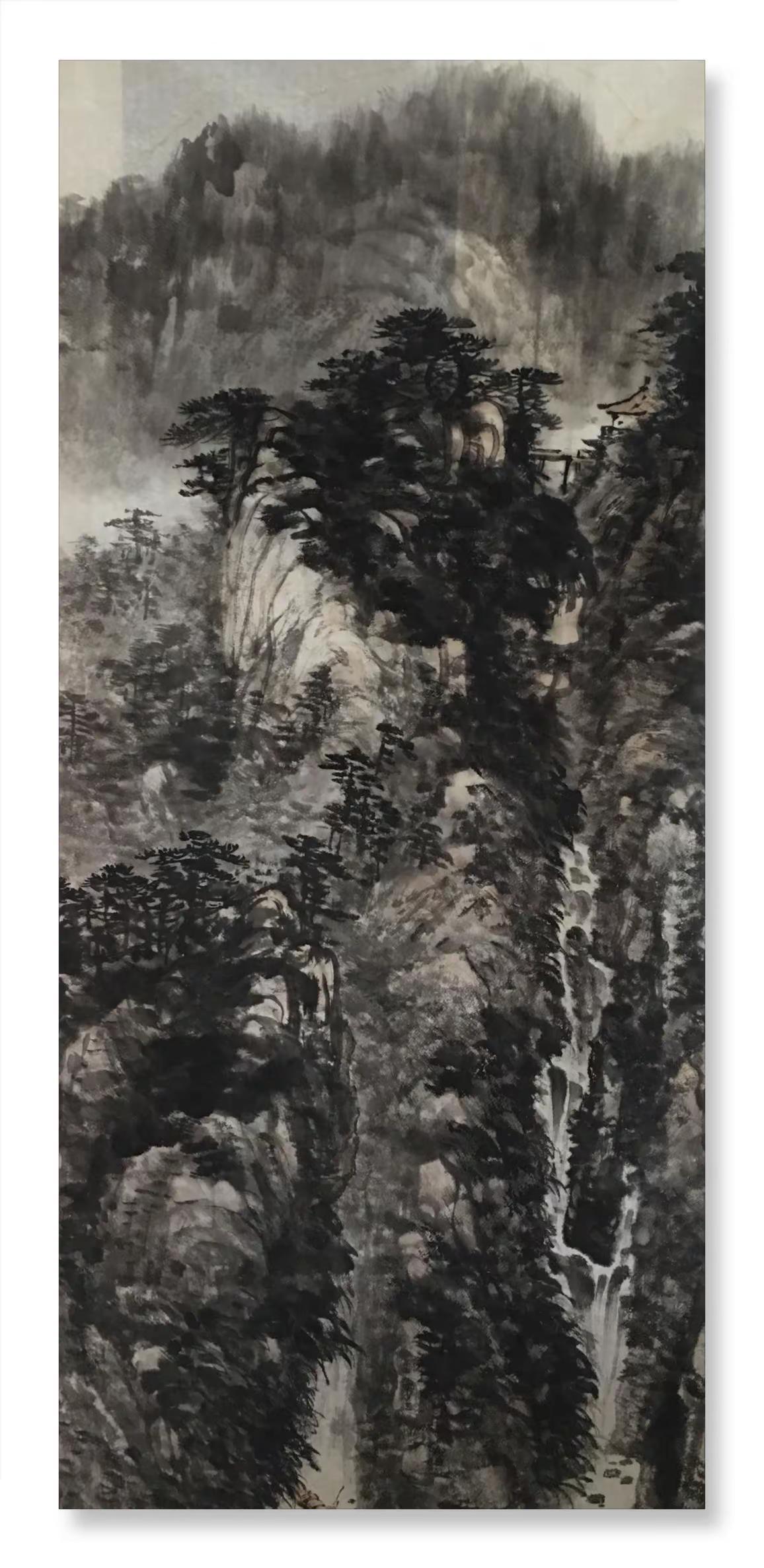 练练书画学习山水画