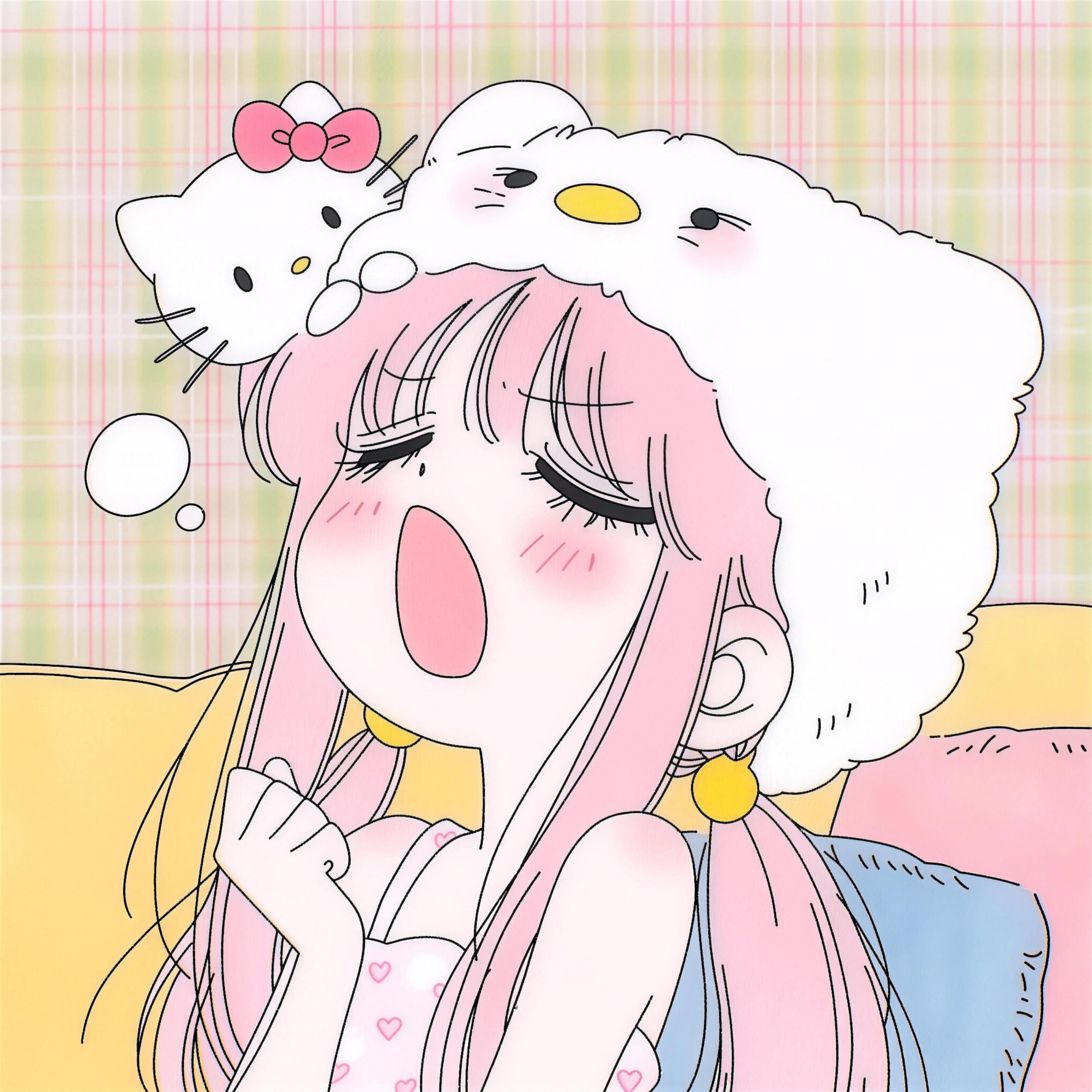 𝙒𝙚𝘾𝙝𝙖𝙩丨心动感动漫女头动漫头像|女生头像|多巴胺系动漫头
