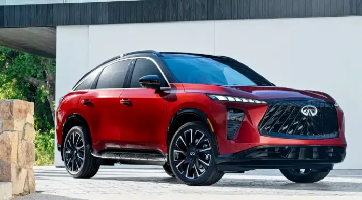 全黑化车身+21英寸轮毂，气场堪比卡宴全新英菲尼迪QX65来了老款的轿跑SUV