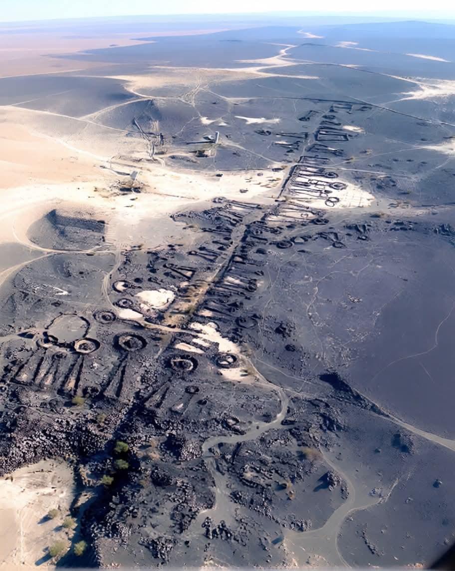 沙特阿拉伯4500年“殡葬大道”：数千座古墓沿路排列，绵延数百公里。　　一项结