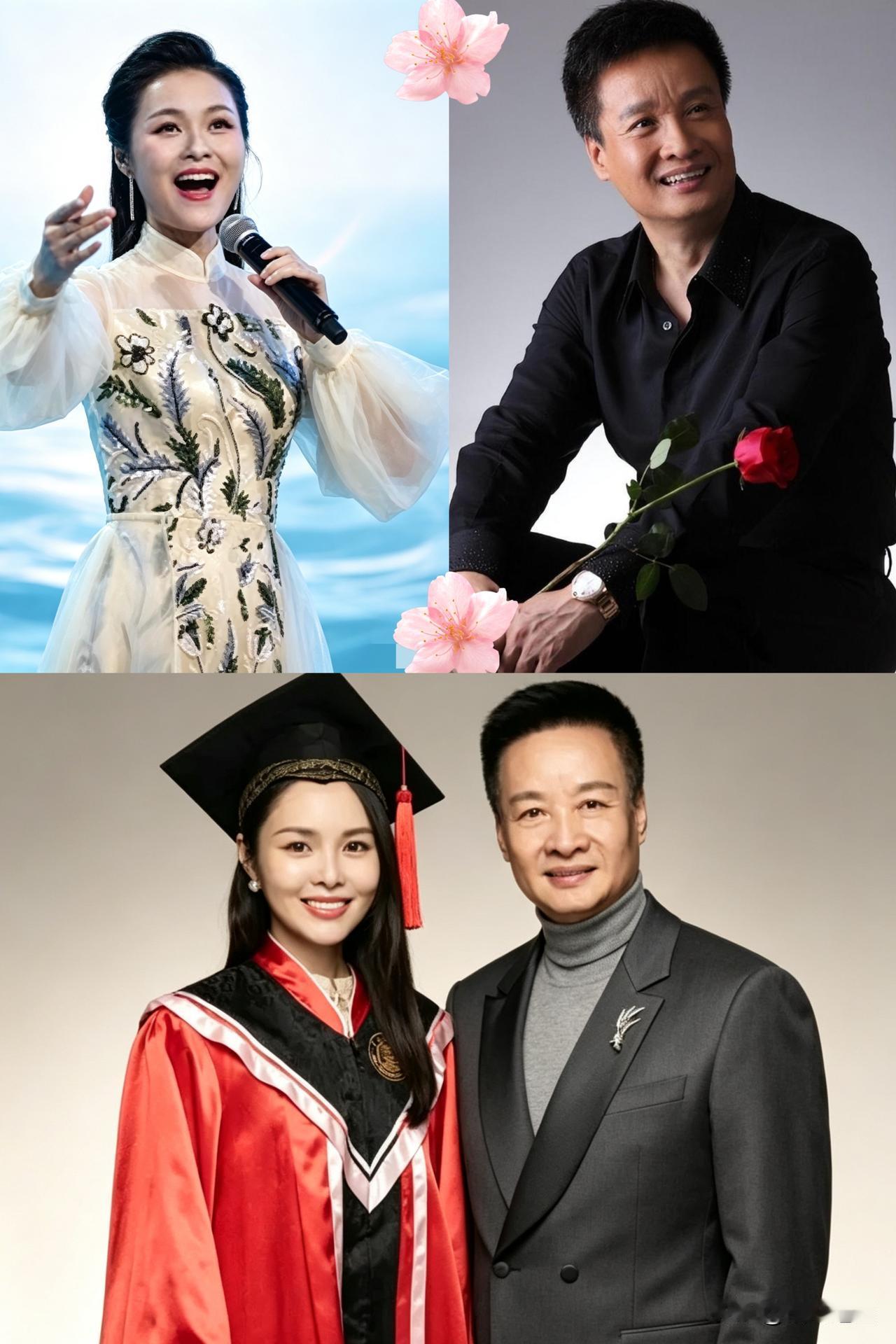这是2023年女高音歌唱家龚爽博士毕业时与导师阎维文拍的合照，没想到博士毕业后才