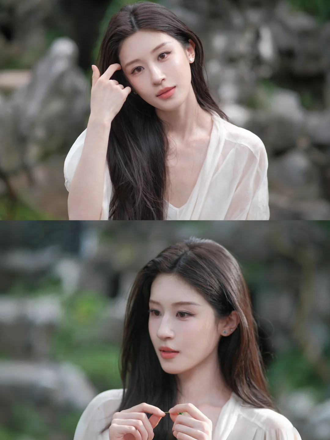 她是那种亚麻材质的少女.