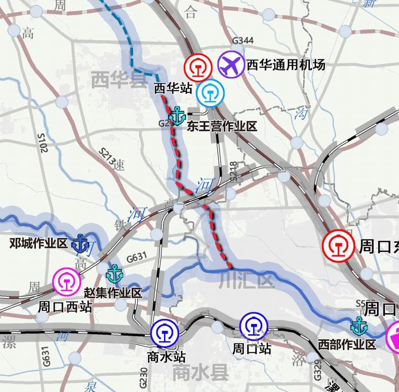 贾鲁河复航工程拟更名！沙颍河是中原“通江达海”的重要战略，周口港被列为全国36