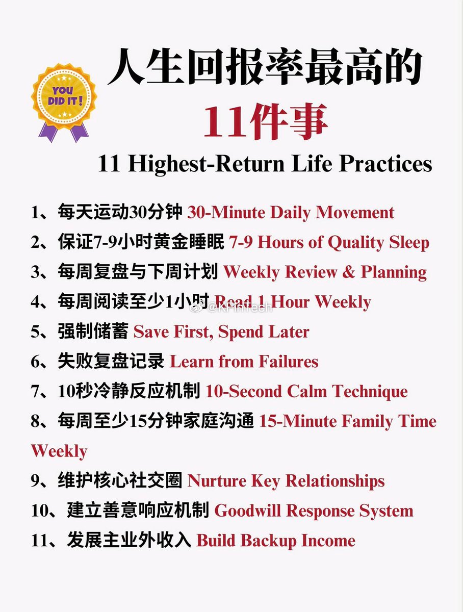 人生回报率最高的11件事​​​