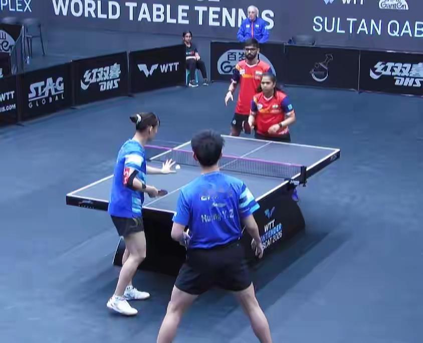 遗憾了！国乒丢了混合双打冠军！马斯喀特常规挑战赛混合双打决赛，是在中国选手黄友政