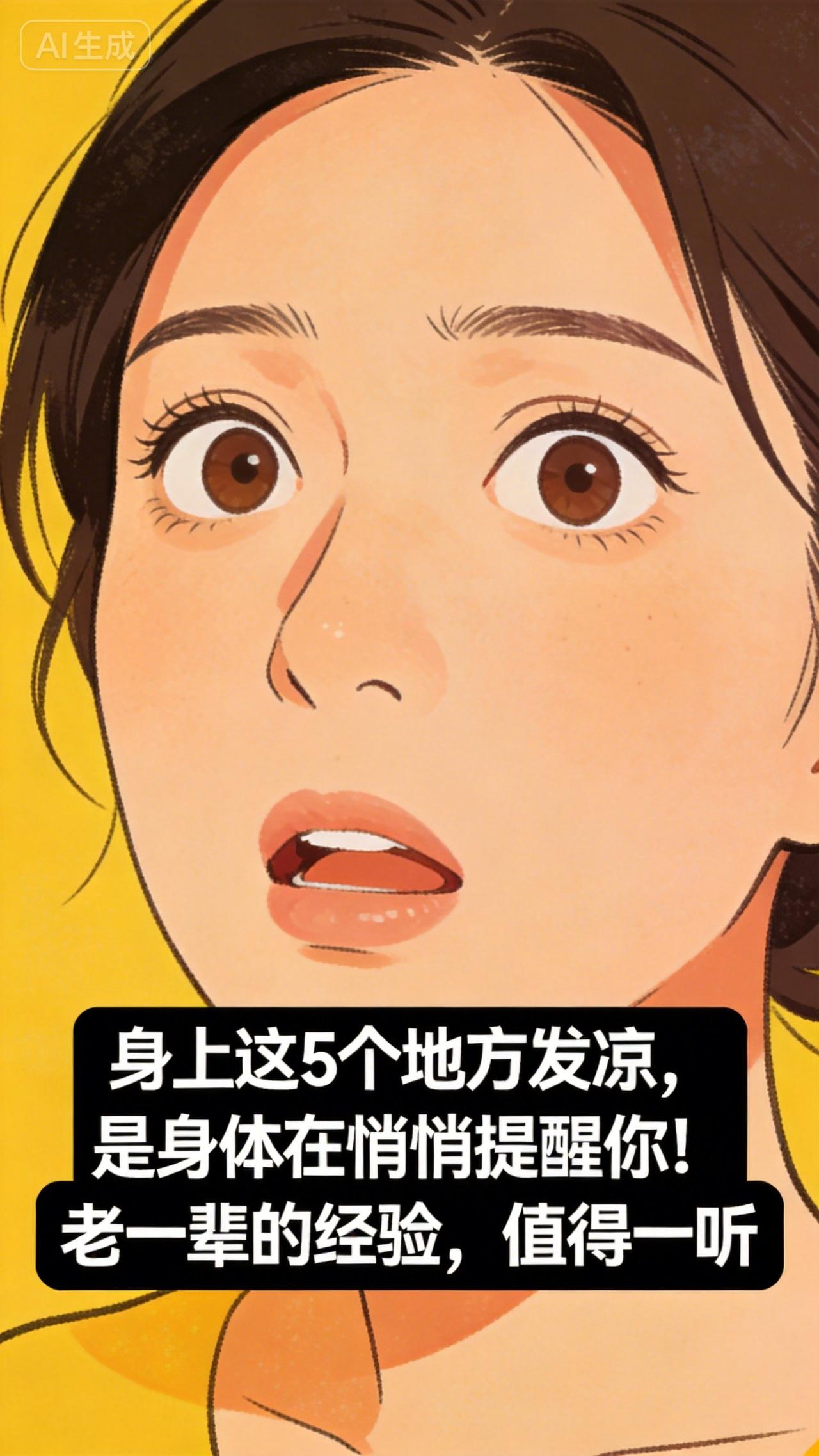 身上这5个地方发凉，是身体在“喊救命”老一辈的经验，别再忽视了。你发现没？同