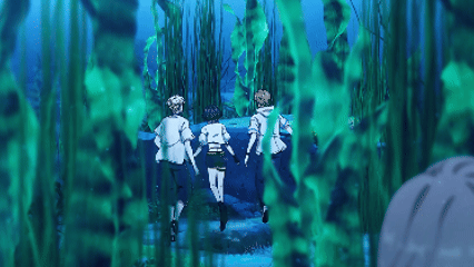 动漫的想象空间无敌了！《三线轮洄》动画化，终于能亲眼见证水下秘宝的奇诡、易飒战斗