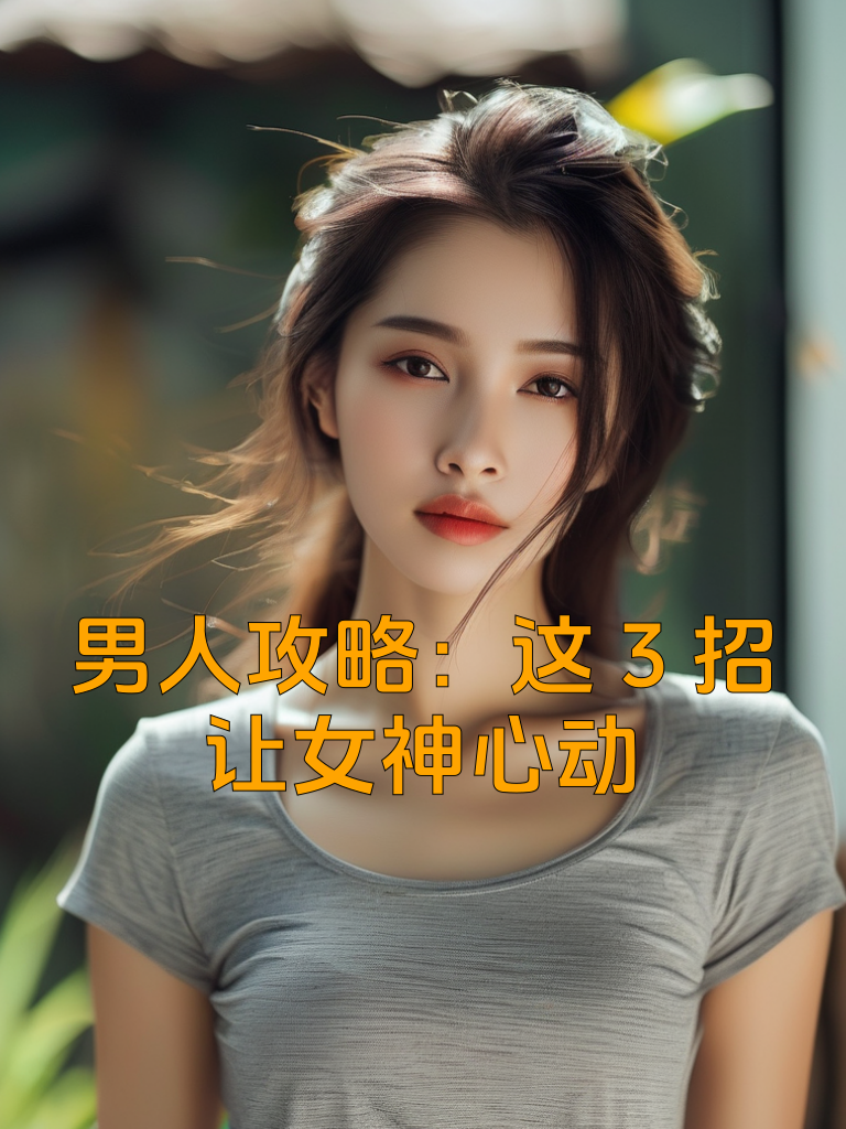 男人攻略：这3招让女神心动
