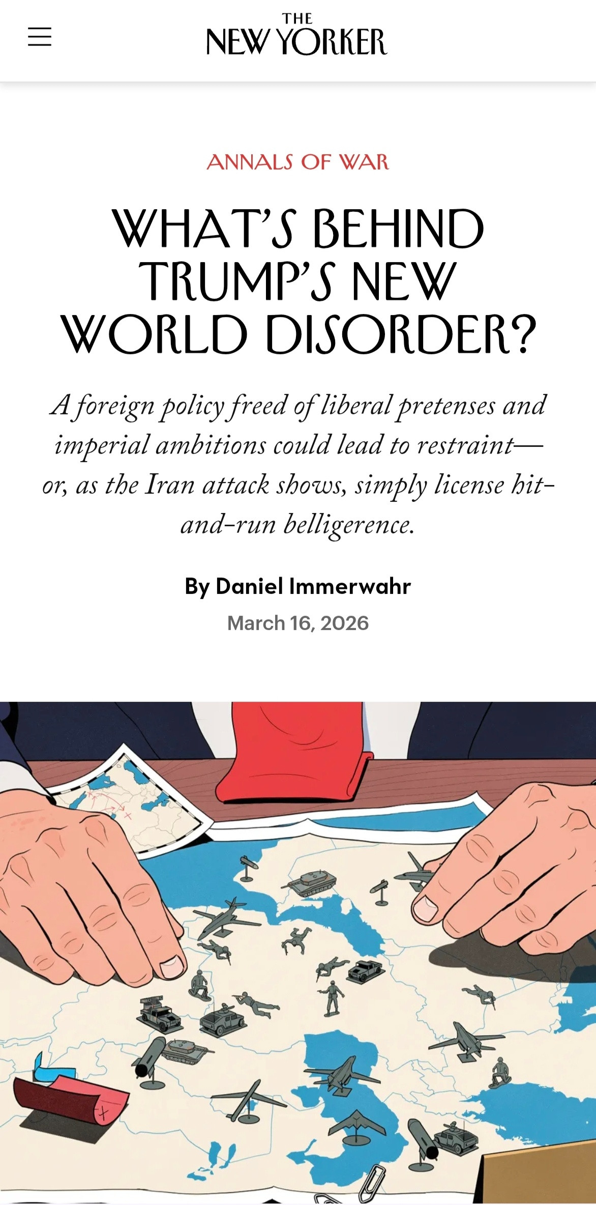 纽约客还是手写文章的巅峰。他们观察到历代美国总统都在推进世界新秩序-new