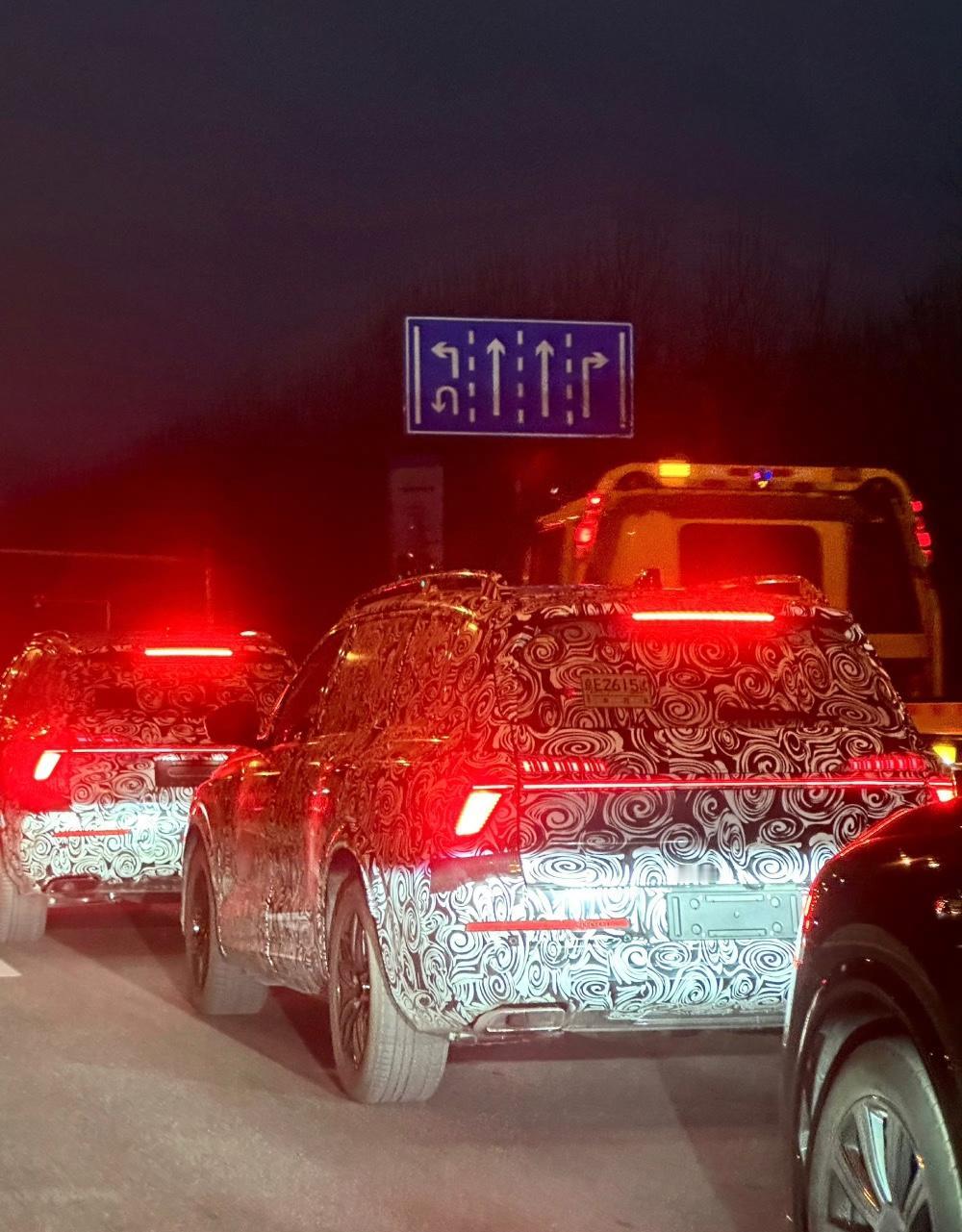 疑似奥迪新款Q7和新款Q9车型在国内路测！奥迪确实应该多在中国国内进行测试，