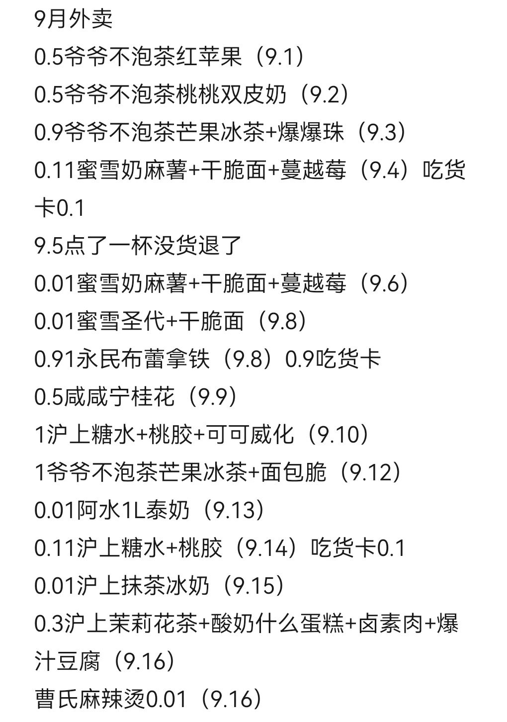 这个月假账都做不出的外卖让我给吃美了（）外卖，暗恋是一个人的兵荒马乱