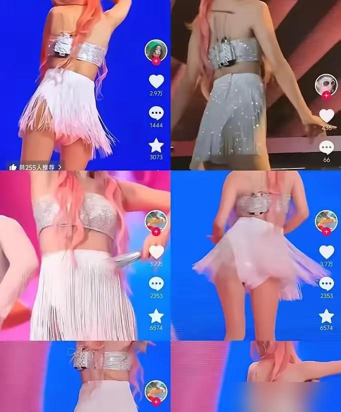 薛凯琪去年重庆演唱会那事，现在看真有点刻意。官方前排票才800，她穿银白流苏