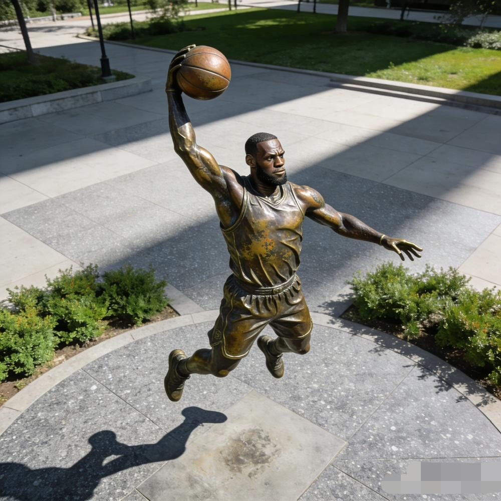 如果，咱们说如果，詹姆斯退役了，有球队为他树立铜像，不管是骑士还是热火还是湖人！