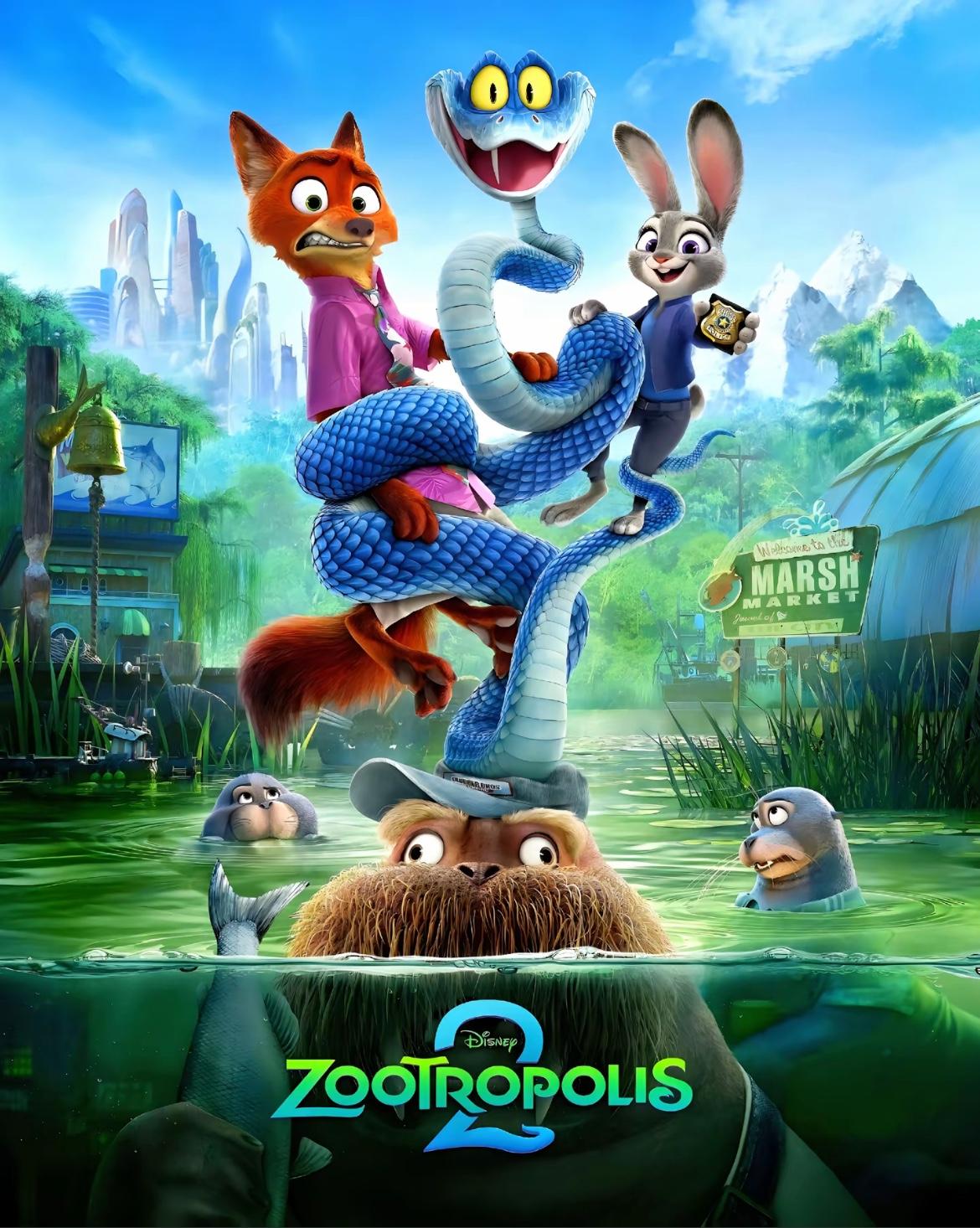 去看了《疯狂动物城2》，这部时隔九年的续作在北美与国内市场呈现鲜明反差，国内票房