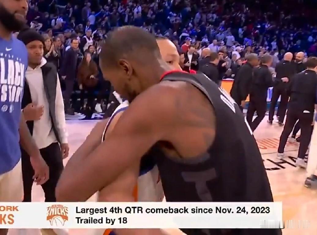 赢得对手尊重！布伦森谈杜兰特：“KD依旧是那么厉害。”“今天得到了30分