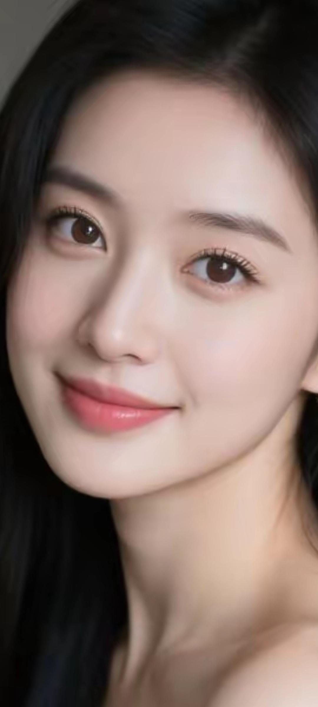 温柔甜美的微笑，散发着青春的气息！🌸💖