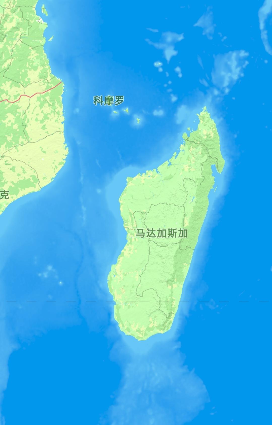 马达加斯加岛太大了，面积达到58.7万平方公里，用东亚邻国来比，相当于日本+韩国