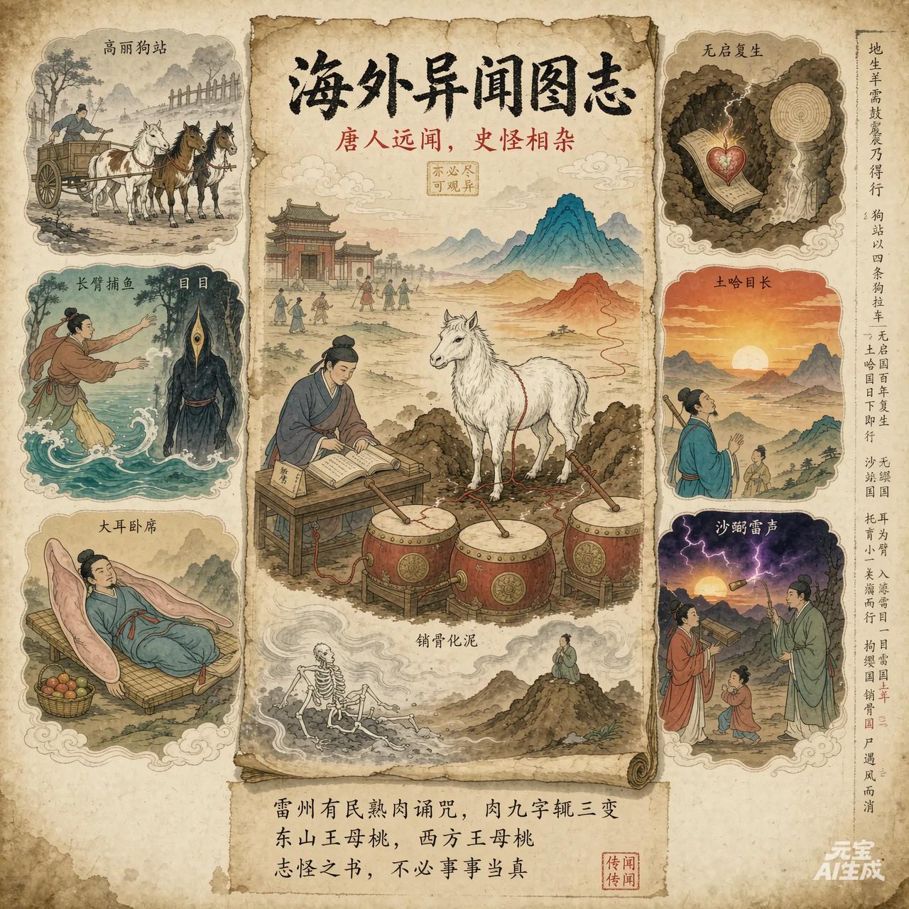 唐朝时，大秦国距离长安有四万里，为什么传闻那里的羊是从土里长出来的，羊的肚脐连着