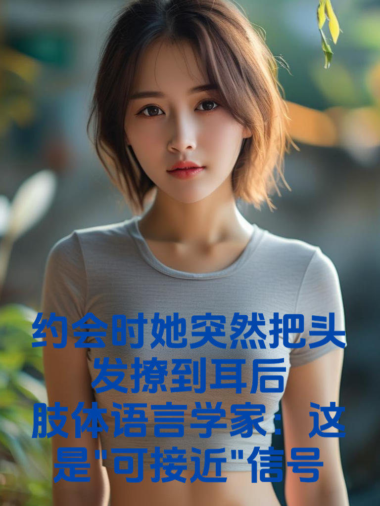 约会时她突然把头发撩到耳后？肢体语言学家：这是