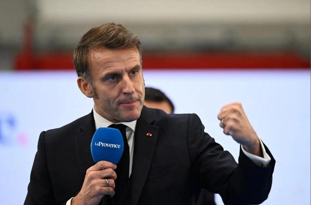 /被中方果断反制后，马克龙向欧盟紧急求援！中方本周一宣布，从周二开始对欧盟部