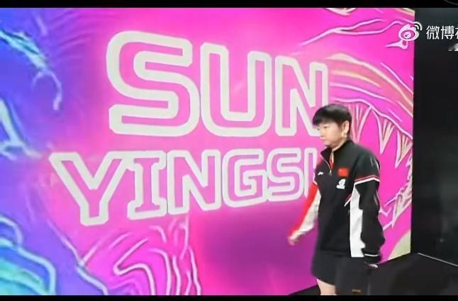 孙颖莎🇨🇳再次上场[加油]！孙颖莎🇨🇳VS长崎美柚🇯🇵！这是20