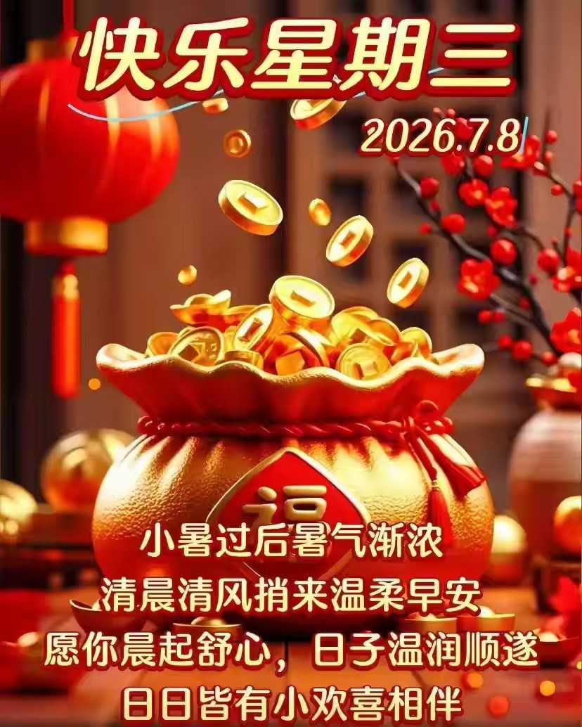 荷风送凉意，小暑纳清欢，平安好运度盛夏，福寿安康过日子！我希望：人与人之间最好是