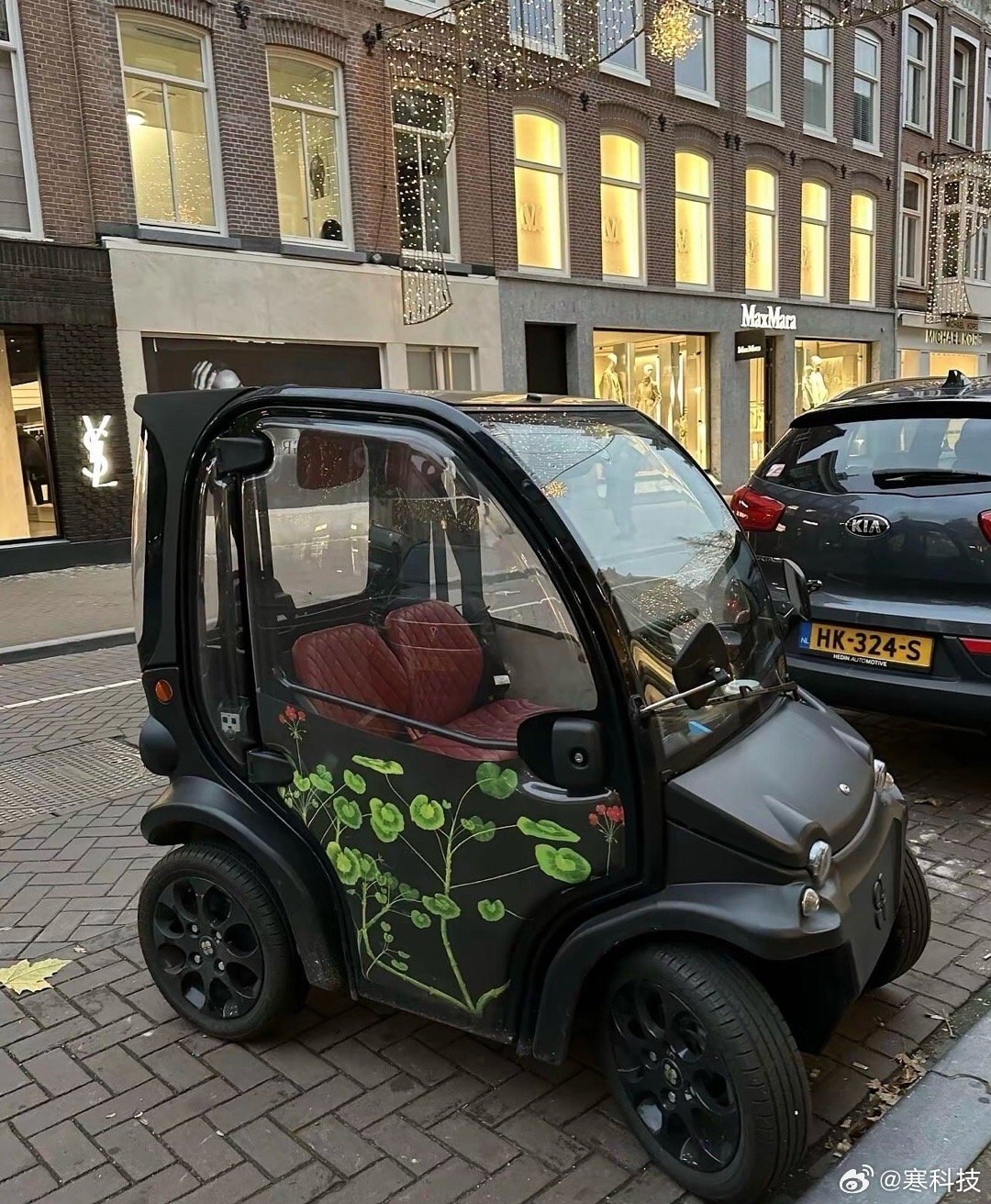 荷兰街头的老头乐，这一辆能买五辆老头乐…​​​