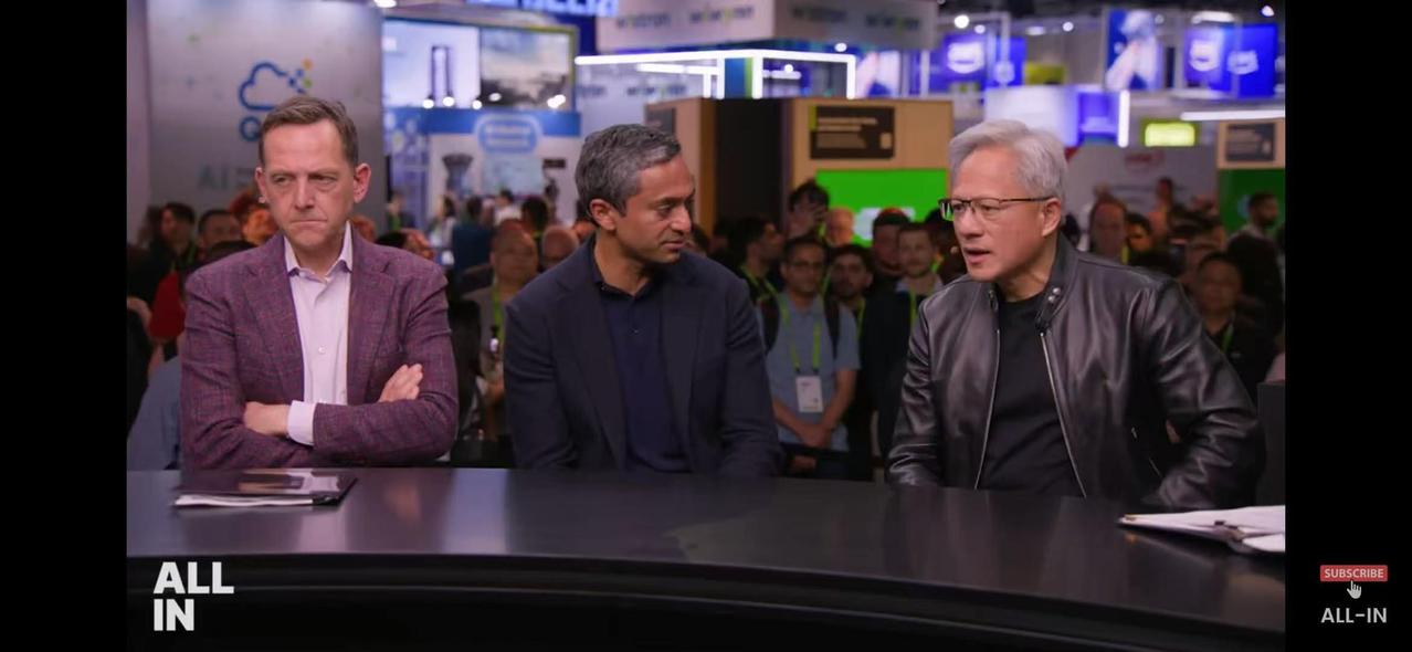 黄仁勋谈中国机器人！黄仁勋在最新《All-InPodcast》中分享了他