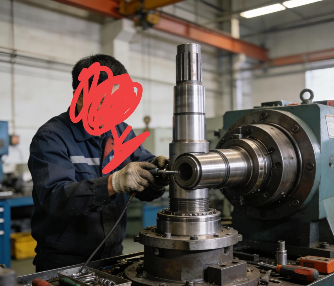 发现一个很奇怪的现象，这个7500元一月的车工技术是很厉害，但仔细看他干活就是磨