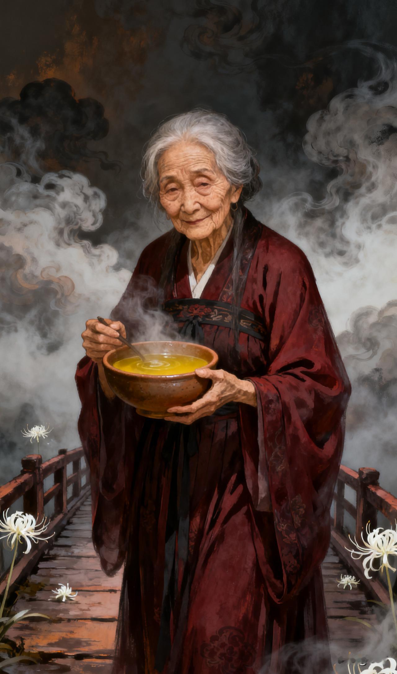 你知道孟婆汤的传说故事吗？1.故事的起源与背景关于孟婆的身份，有几种不