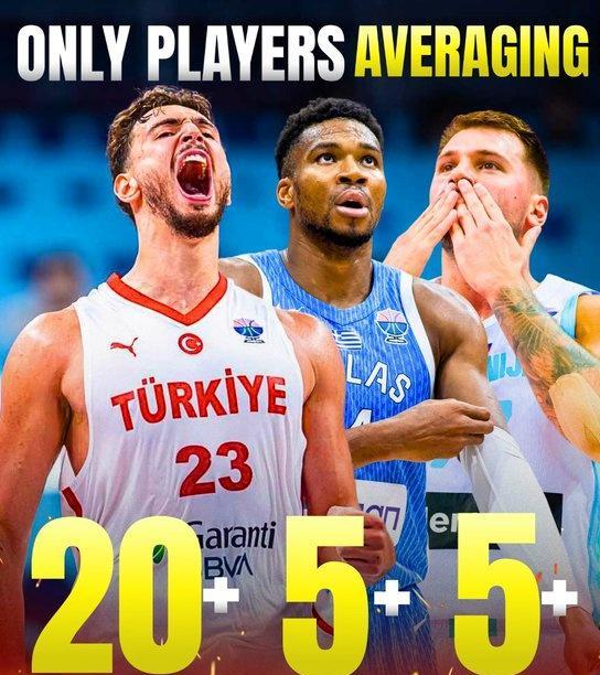 欧锦赛淘汰赛即将开启！谁会是最后的赢家！NBA东契奇、字母哥、申京是小组赛场均2