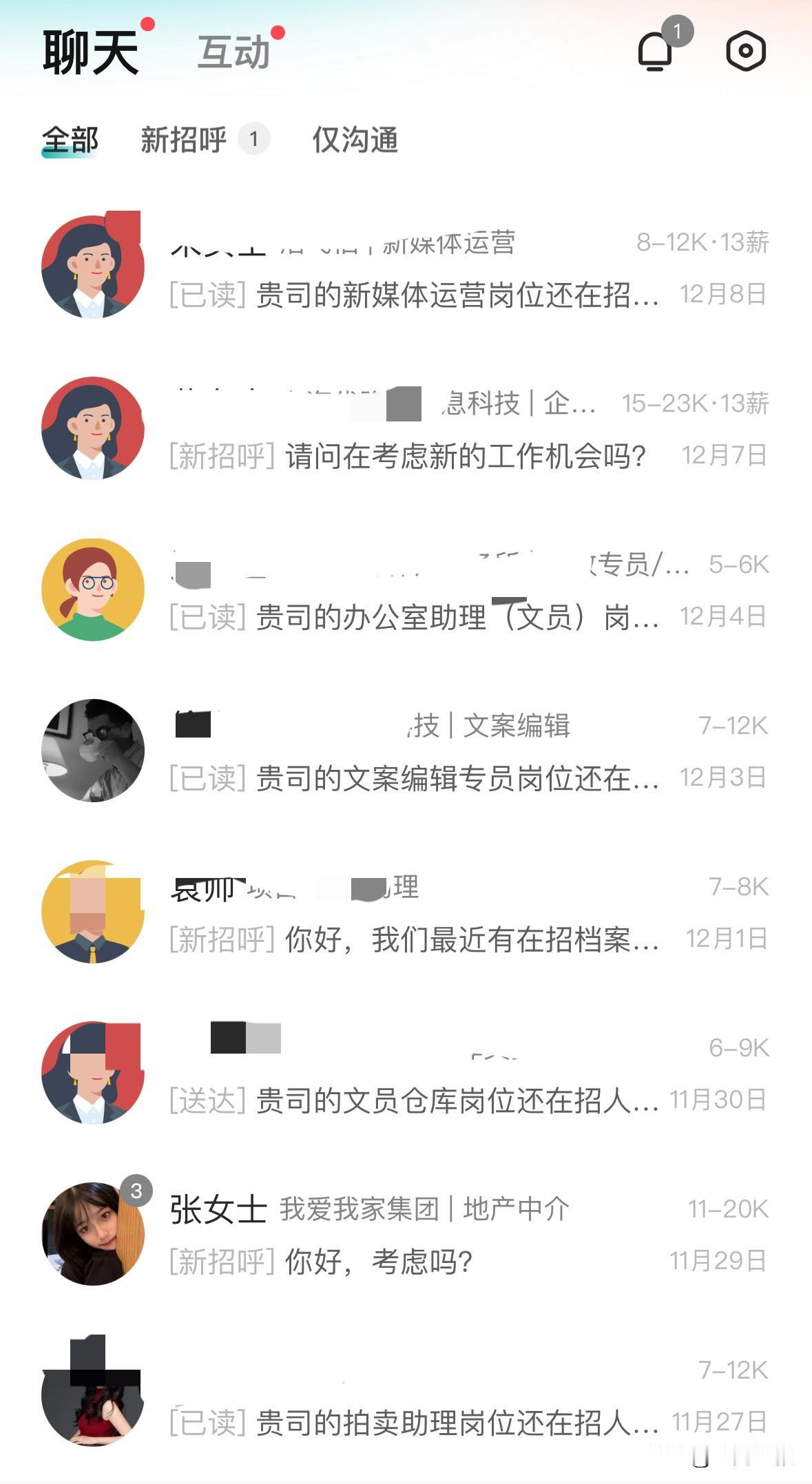 现在的企业真的在招人吗一年投了不少简历大部分已读不回还有一直未读的回复的