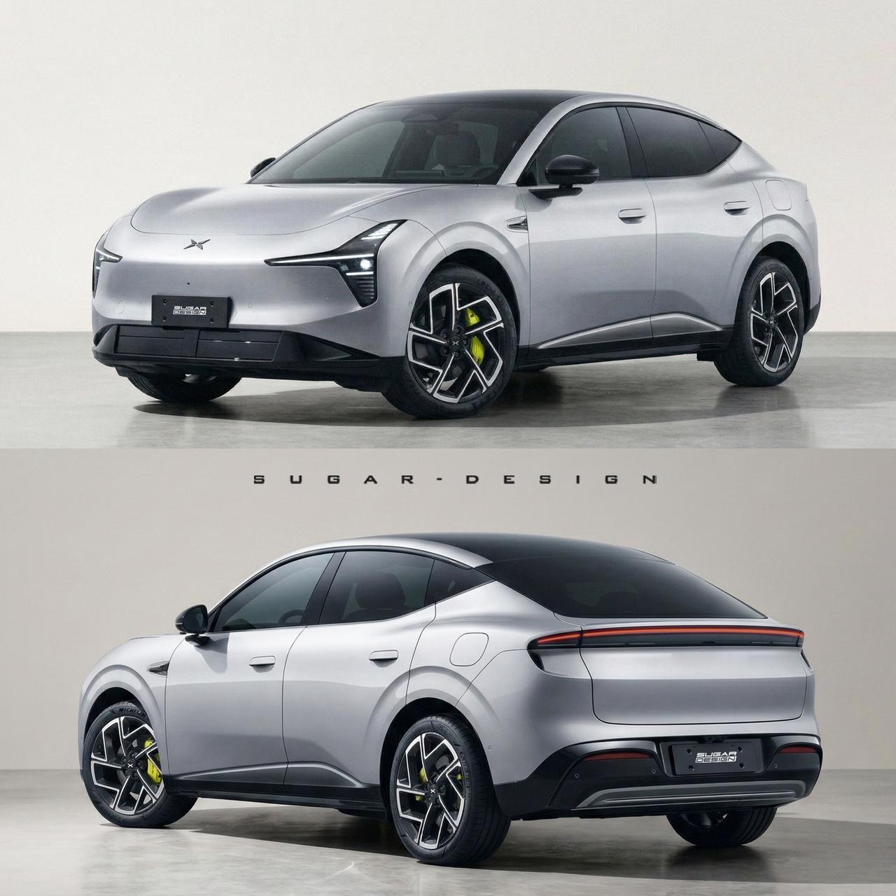 小鹏MonaL03SUV申报官图来啦！车身尺寸4650/4672x1920x