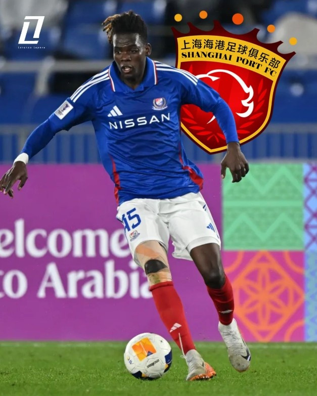 记者: 海港租借横滨水手中场让·克劳德, 包含买断条款