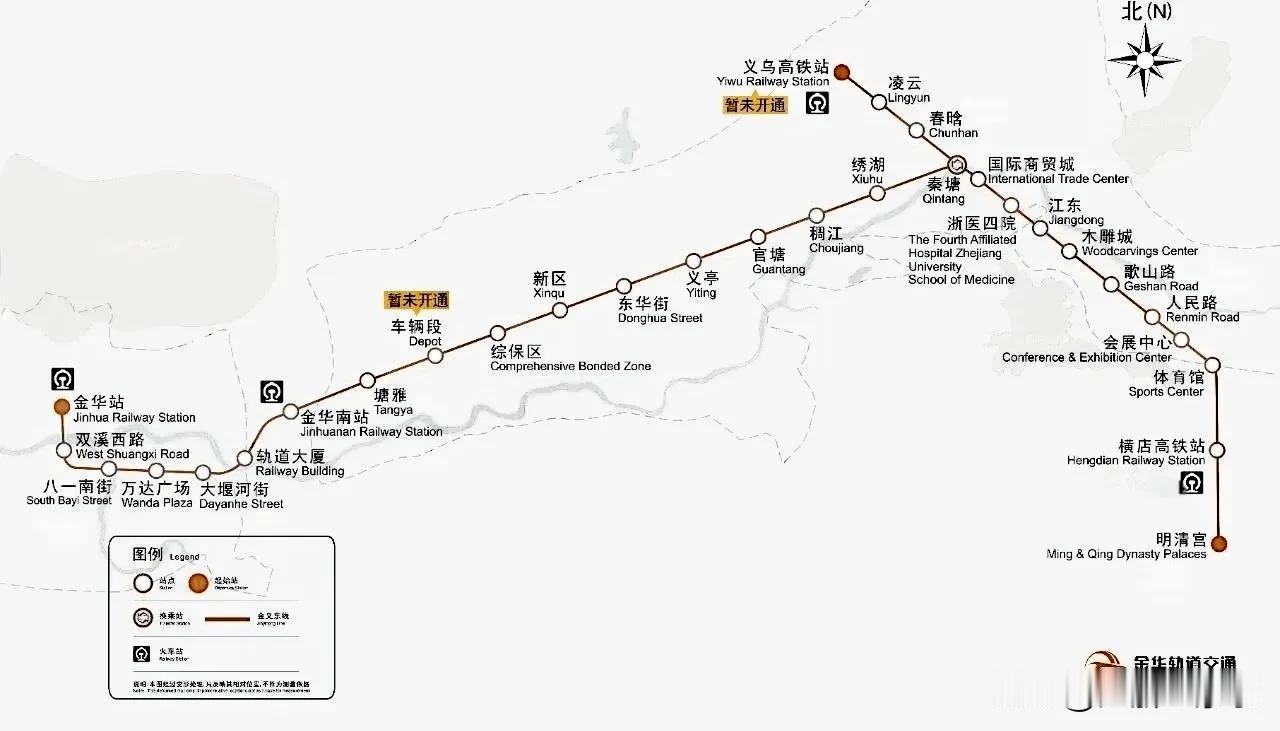 金义东轨道交通日均10万人次的客流量真不假，这一条轨道交通串联起了4个高铁站，目