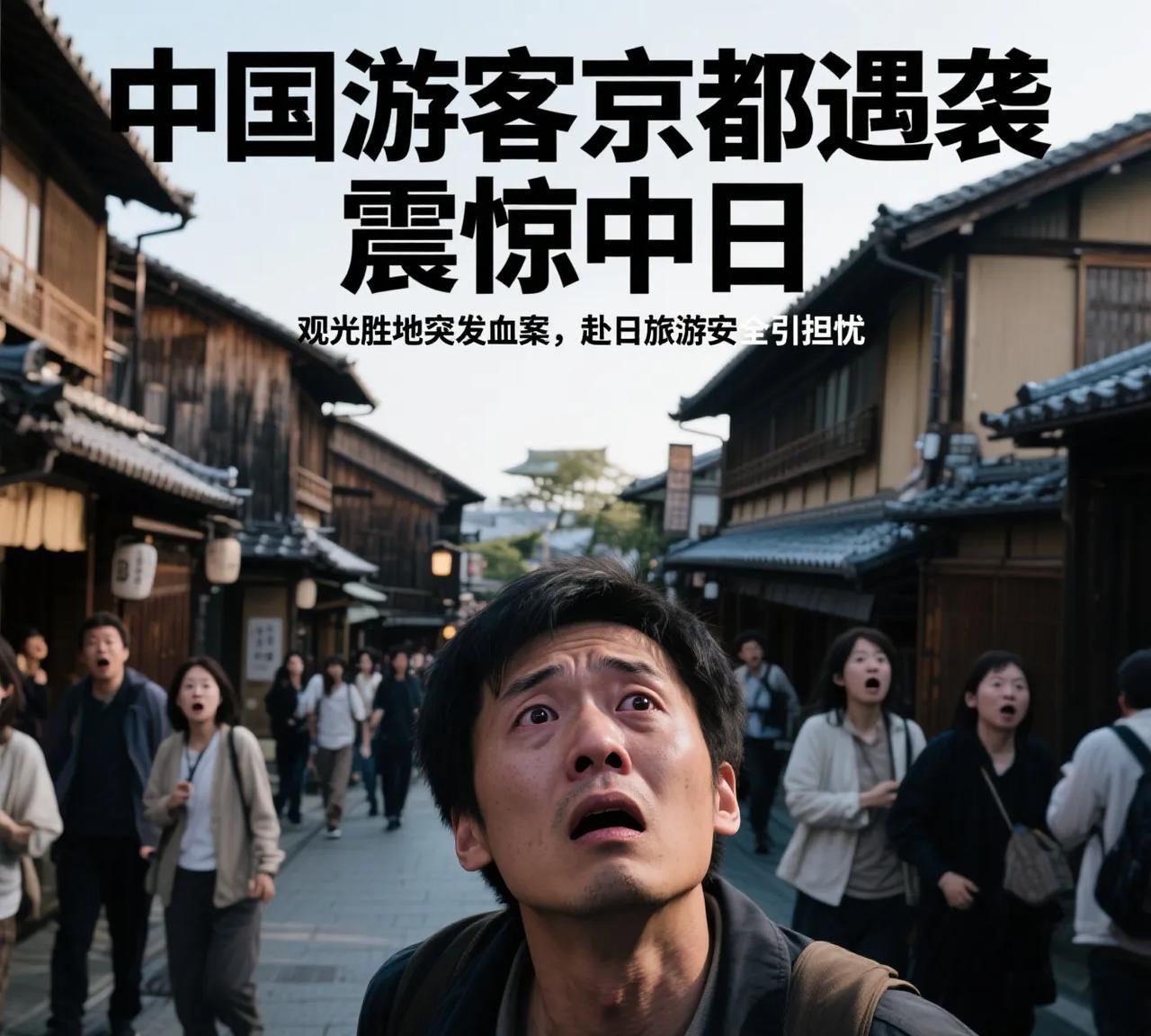 中国游客京都遇袭震惊中日！观光胜地突发血案，赴日旅游安全引担忧【樱花季的黑色记