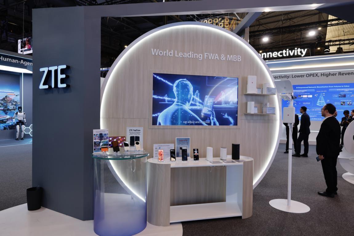 全球市场份额连续五年第一，中兴通讯的AI实力果然不容小觑。2025年家庭终端