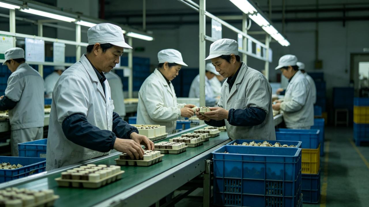 车间流水线上，别人每分钟拧12颗螺丝，小田只拧10颗。组长批评她效率低，她也不辩