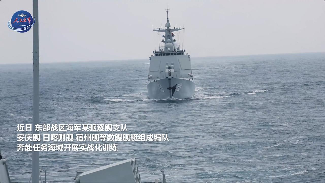 第33艘052D日喀则舰（159）官宣入列属于第四批次052D改进型，入列东