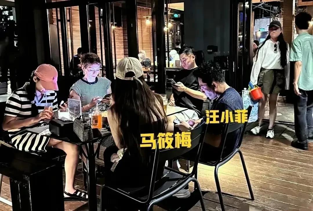 大S走了半年到底谁更爱她一目了然了前夫汪小菲带着新汪太吃着