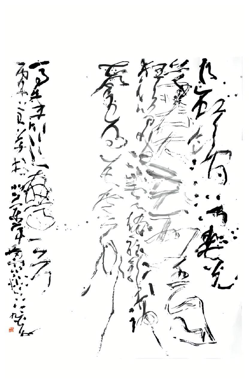 张旭光的书法创新与“写字”无关，但我们习惯拿日常“写字”的标准去审视他的字，这就