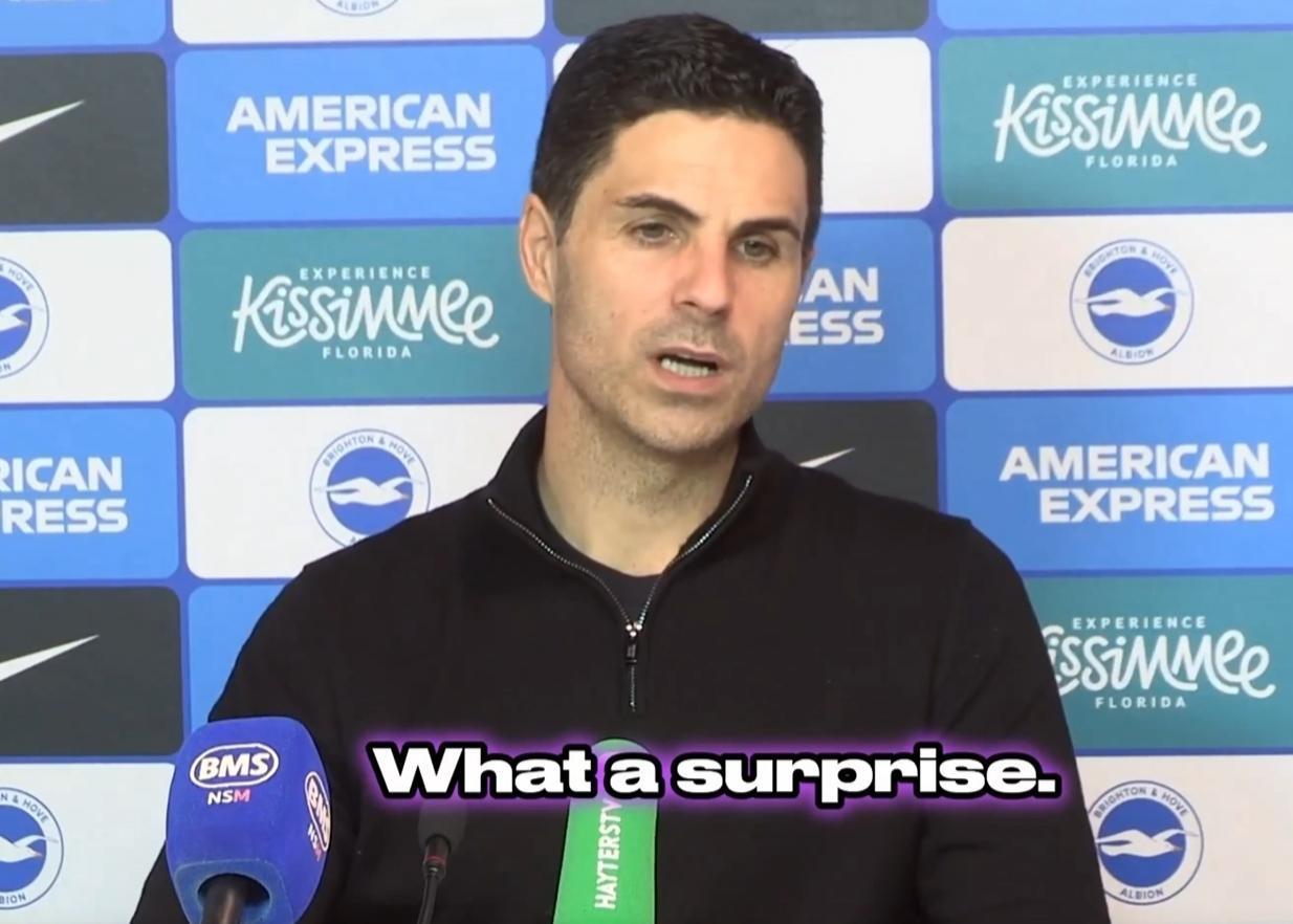 集体破防！为冠军不择手段，阿森纳成为英超全民公敌？在阿森纳客场战胜布莱顿后，